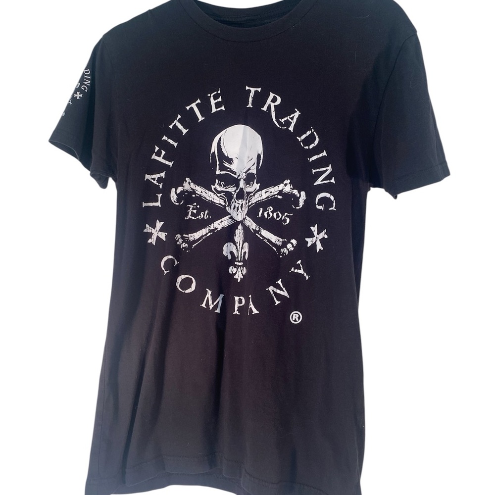 Lafitte Trading Company Black Graphic Tee